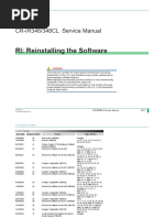 CR-IR346/348CL Service Manual: RI: Reinstalling The Software