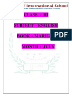 Class 3 English - Unit 5 - July - Shipra