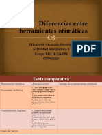 Diferencias Entre Herramientas Ofimáticas