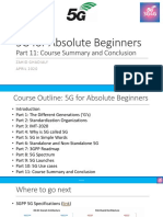 5G For Absolute Beginners: Part 11: Course Summary and Conclusion