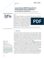 Gaussian-Based SMOTE Algorithm For Solving Skewed Class Distributions