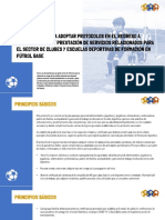 Lineamientos para Adoptar Protocolos en El Regreso A Entrenamientos de Fútbol Base Formativo - (28.08.20)