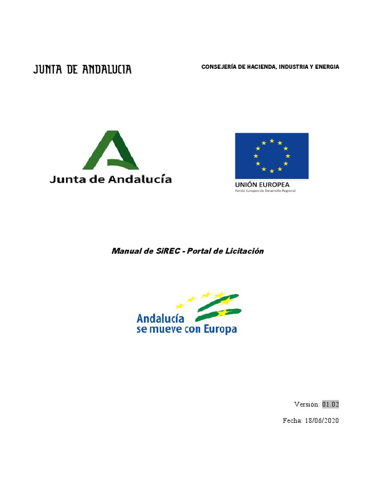 SiREC PDL Manual Usuario v1.2.REV | PDF | Autenticación | Contraseña