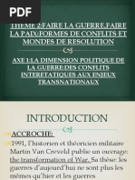 AXE 1 :LA DIMENSION POLITIQUE