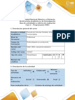 Guía de Actividades y Rúbrica de Evaluación - Fase 2 - Programación MIDI