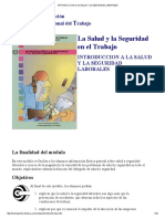 Introducción a la salud y seguridad laboral: los riesgos y su prevención