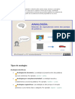 Tipos analogías