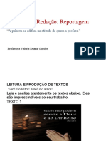 Oficina de Redacao Reportagem