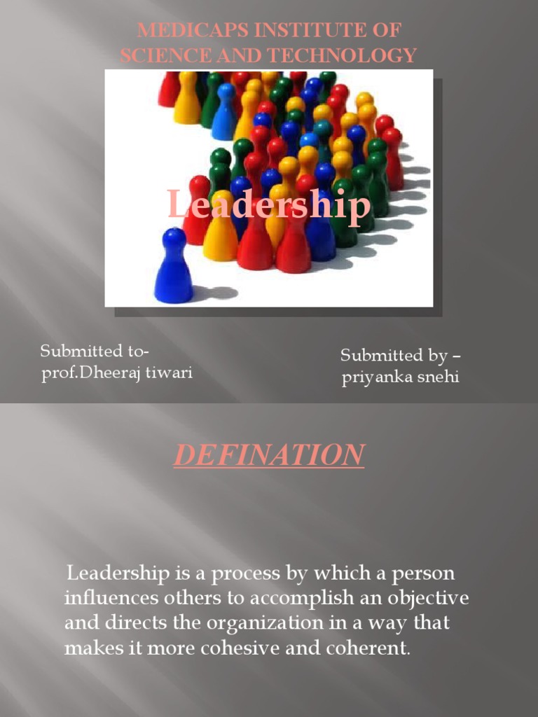 leadership presentation pdf