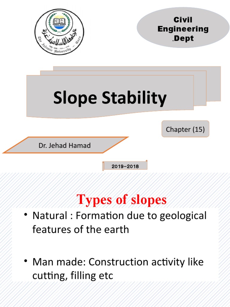 Slope Stability Analysis in Civil Engineering | PDF | Soil Mechanics ...