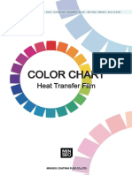 Color Chart: Heat Transfer Film