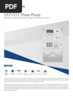 DTZ1513 Three Phase: Modular Integrated Smart Prepayment Meter (Class 1)