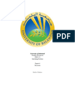 University of Balamand: Faculty of Sciences CSIS 221 Operating Systems Report 6 Processes