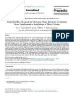 Thermo-Mechanical Modeling of A High Pressure Turbine Blade of An Airplane Gas Turbine Engine