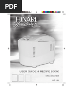 HINARI hb 161 BREADMAKER instr and recipe  a new.pdf