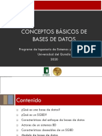 1-Bases Conceptos Básicos BASE DE DATOS