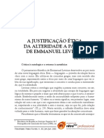 Alteridade Ética e Levinas PDF