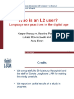 Presentation On Dyslexia in Bilingualism - Kishchak Victoria