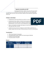 Algoritmo de Planificación SRT