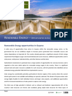 Enewable Nergy: Renewable Energy Opportunities in Guyana
