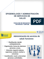 Epidemiologia y Administracion en Salud