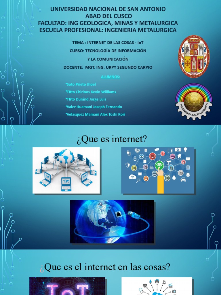 Exposición sobre Internet de las Cosas | PDF | Internet de las Cosas ...