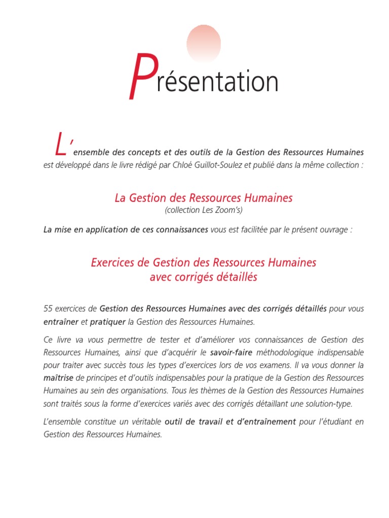 étude De Cas Grh Avec Corrigé Pdf Gratuit Etude de Cas Corrigee en GRH PDF | PDF | Gestion des ressources humaines |  Responsabilité sociétale des entreprises