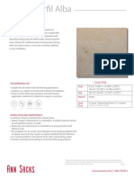 Recommended Use Field Slab Collection: Material