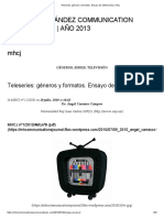 Formatos y Géneros Televisivos PDF