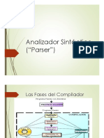 Analizador Sintáctico ("Parser")