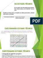 ESTUDIO TÉCNICO Cuestionario