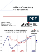 Situación Macro Financiera y Fiscal de Colombia