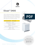 Elixair E400: Genano - Pure Air. Nothing Else