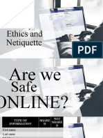 Safety Security Ethics and Netiquette: Online