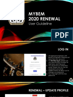 Mybem 2020 RENEWAL: User Guideline