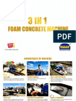 3 in 1 Foam Conrete Machine