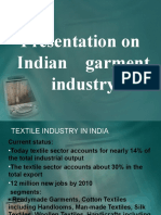 Presentation On Indian Garment Industry