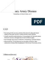 Coronary Artery Disease (Dr. Michael, August 2020)