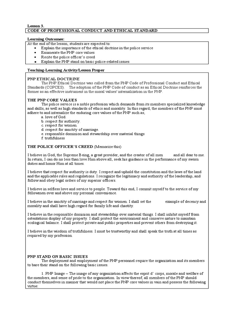 Ethics Lesson3 Pdf Value Ethics Leadership