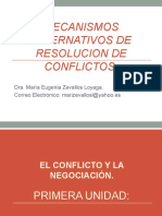 Mecanismos Alternativos de Resolucion de Conflictos1