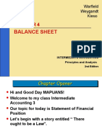 Balance Sheet: Warfield Weygandt Kieso