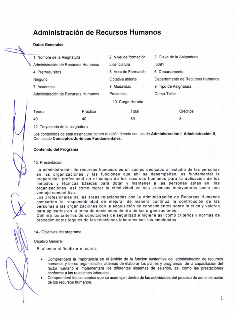 331 - I5091 Administracion de Recursos Humanos 2018 PDF | PDF