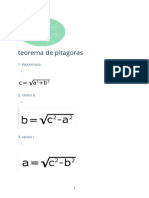 teorema de pitagoras