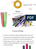 Plastics: Extrusion Molding