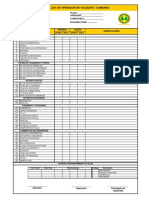 Chect List de Volquete PDF
