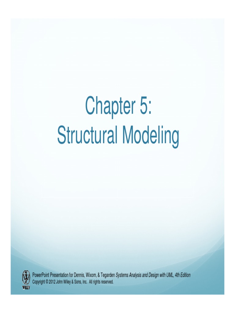 Structural Modeling PDF | PDF | Class (Computer Programming ...