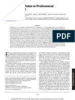 Fat Oxidation Rates in Professional Athletes