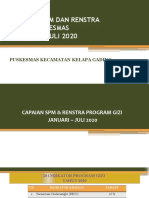 CAPAIAN SPM DAN RENSTRA PROGRAM GIZI Juli 2020