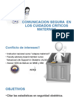 COMUNICACION SEGURA  EN LOS CUIDADOS MATERNOS (1)