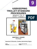 Tle9 Q1mod5 Housekeeping Trolley Standard Procedures Martina Ngade Bgo v1 PDF